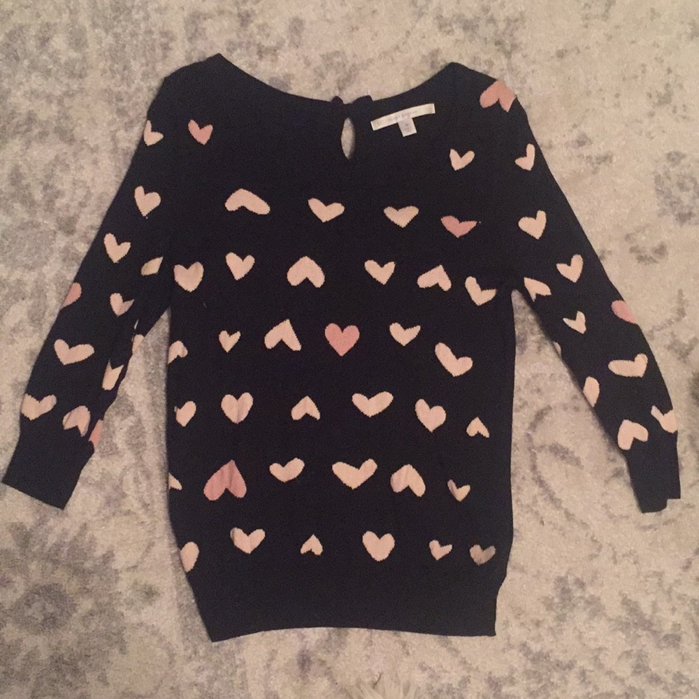 LC Lauren Conrad Heart Sweater